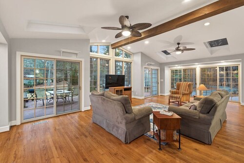 Lakefront Haven | Sunroom, Deck, Near Hospital