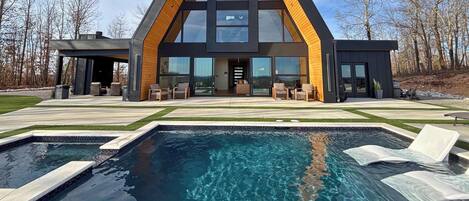 Una piscina climatizada