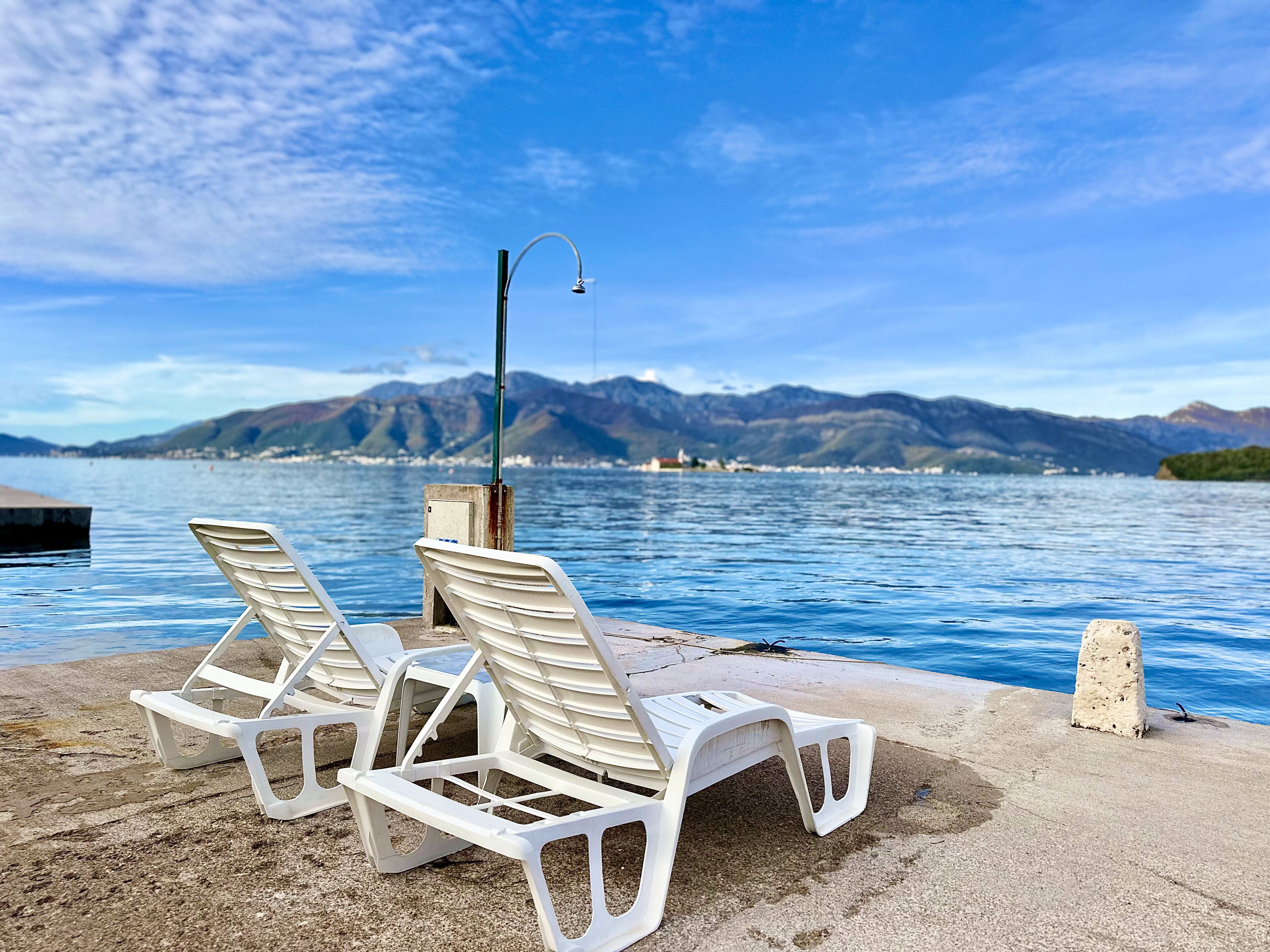 Private beach