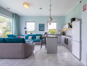 Living room - Luxurious Holiday Home With Swimming Pool (gmina Dobra)