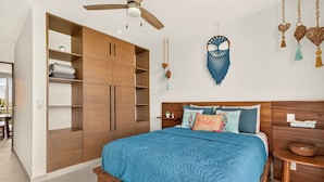 2 bedrooms, in-room safe, iron/ironing board, free WiFi - Akumal Alma | Walk to Beach | Sea View Roof Pools (Akumal)