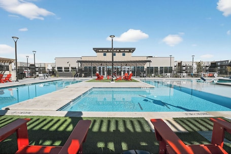 Outdoor pool. Lux Studio ,Pool, Near St. Davids Hospital