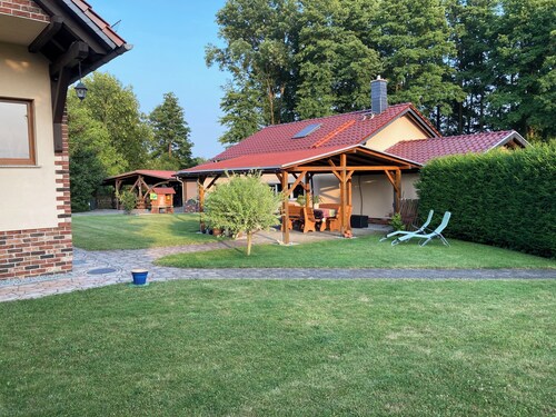 "Veilchen" vacation apartment on the Mühlenfließ, in a rural idyll for up to 4 people