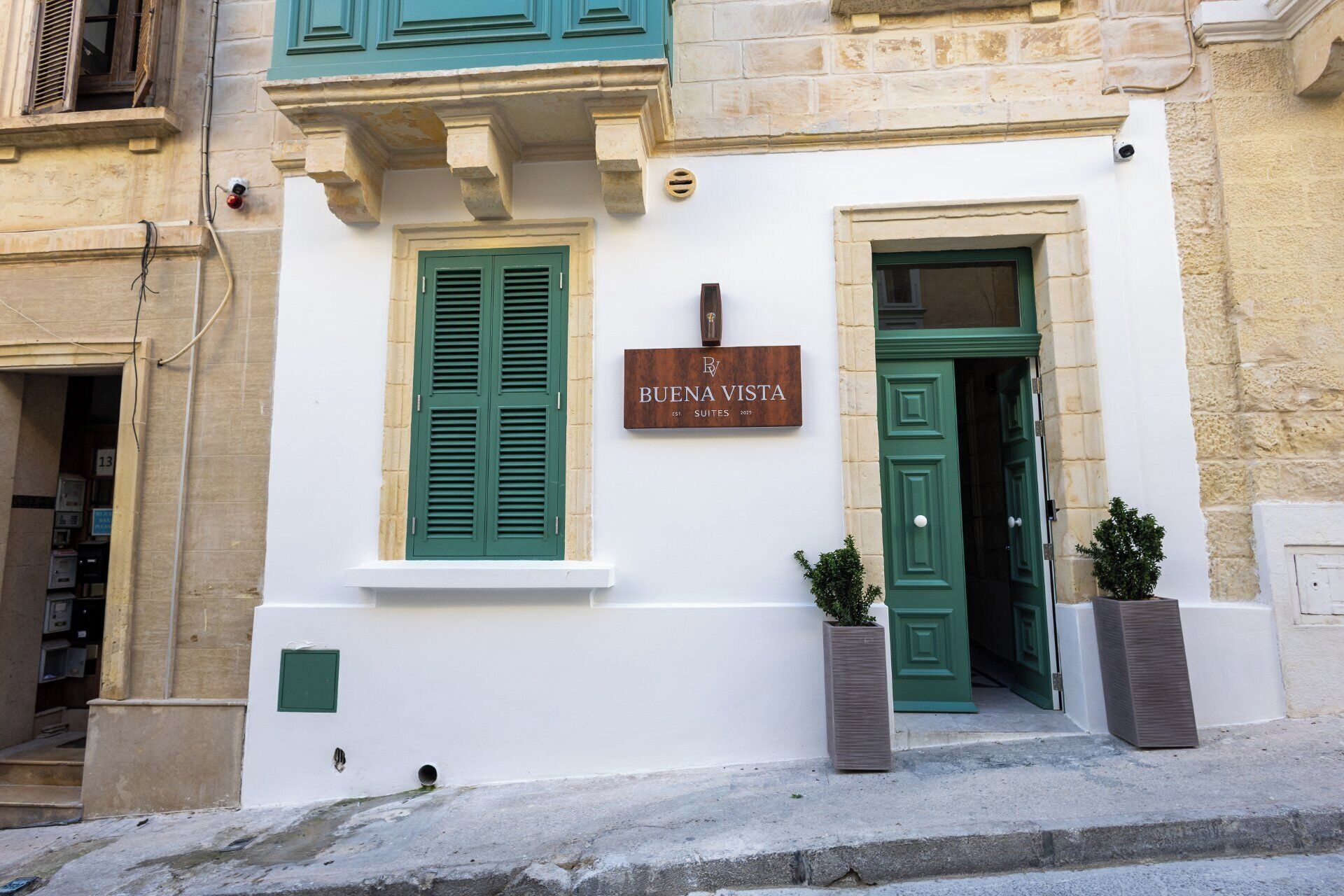 Overnatningsstedets facade