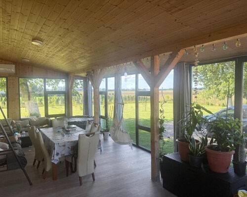 Phenomenal 3-bedroom house in charming Agroturystyka Zacisze 11 with AC