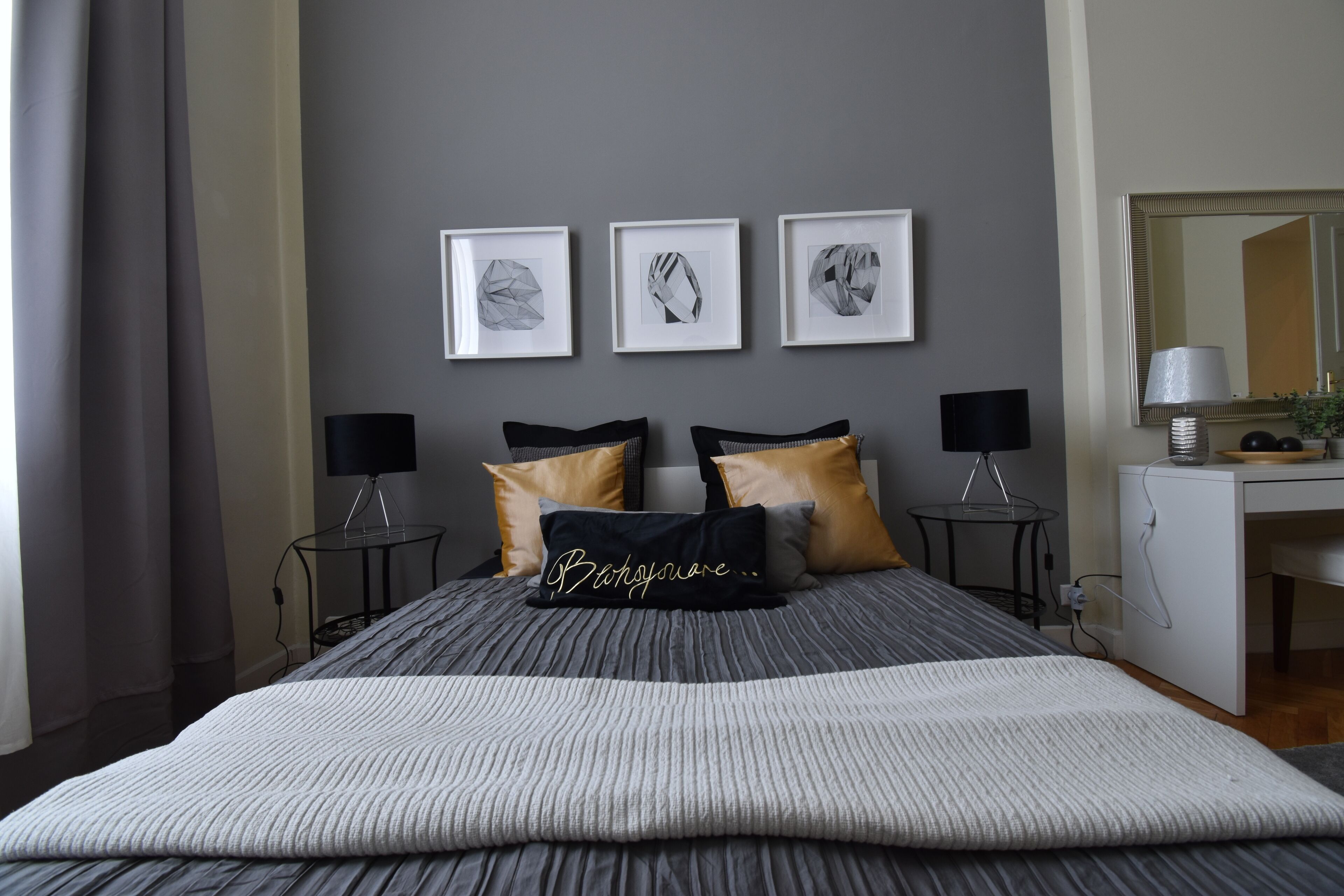 1 soverom og sengetøy