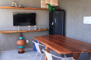 Villa | Outdoor dining - MHV Milagres - Lanai Casa 26 (São Miguel dos Milagres)