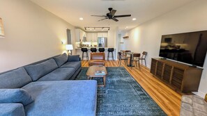 TV connectée, cheminée