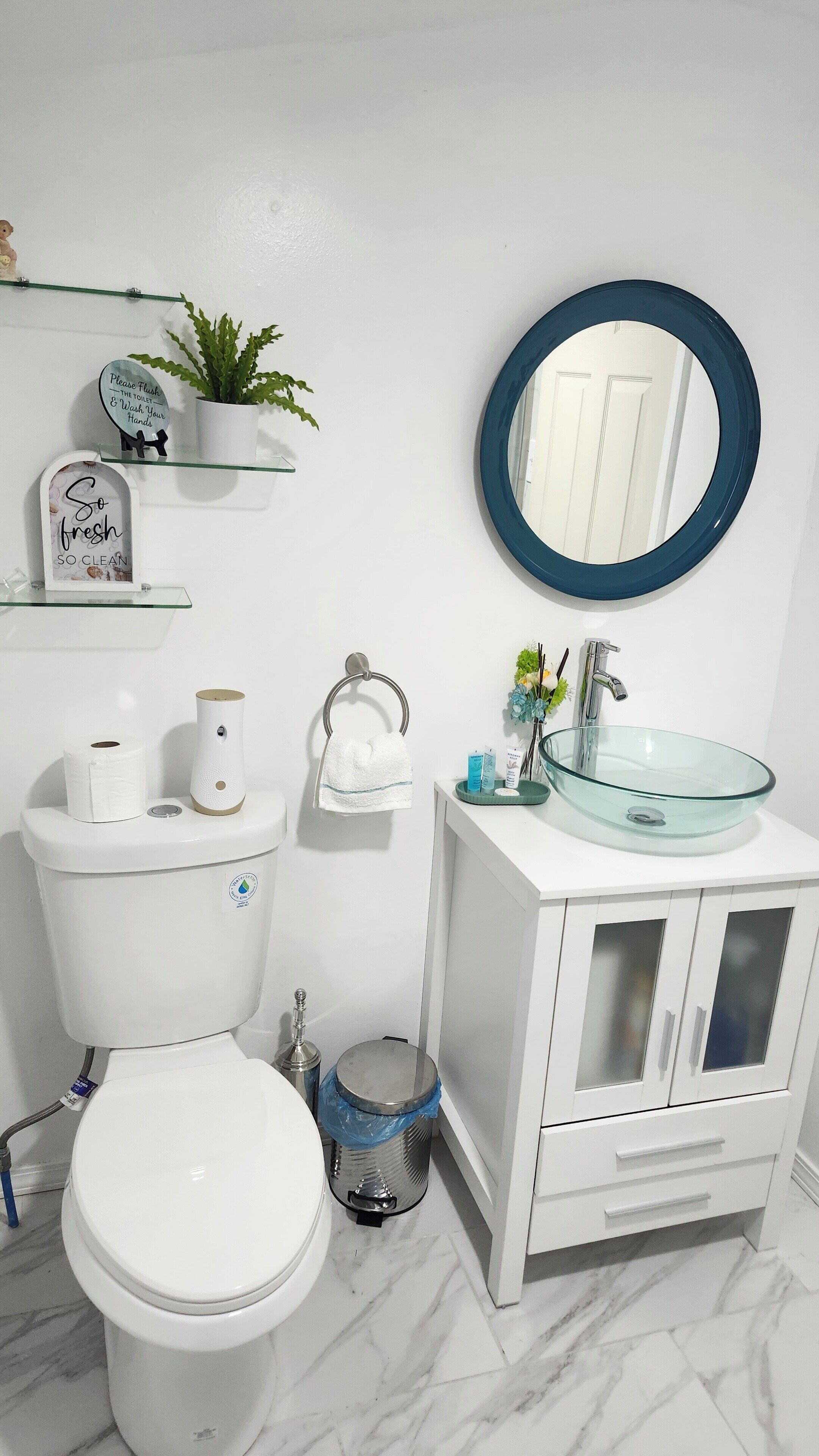 Handdoeken, zeep, toiletpapier