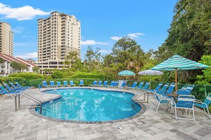 Pool - Billie Jeans Bungalow! Cozy Edgewater Condo w/ Resort Amenities, Sleeps 6 (Panama City Beach)