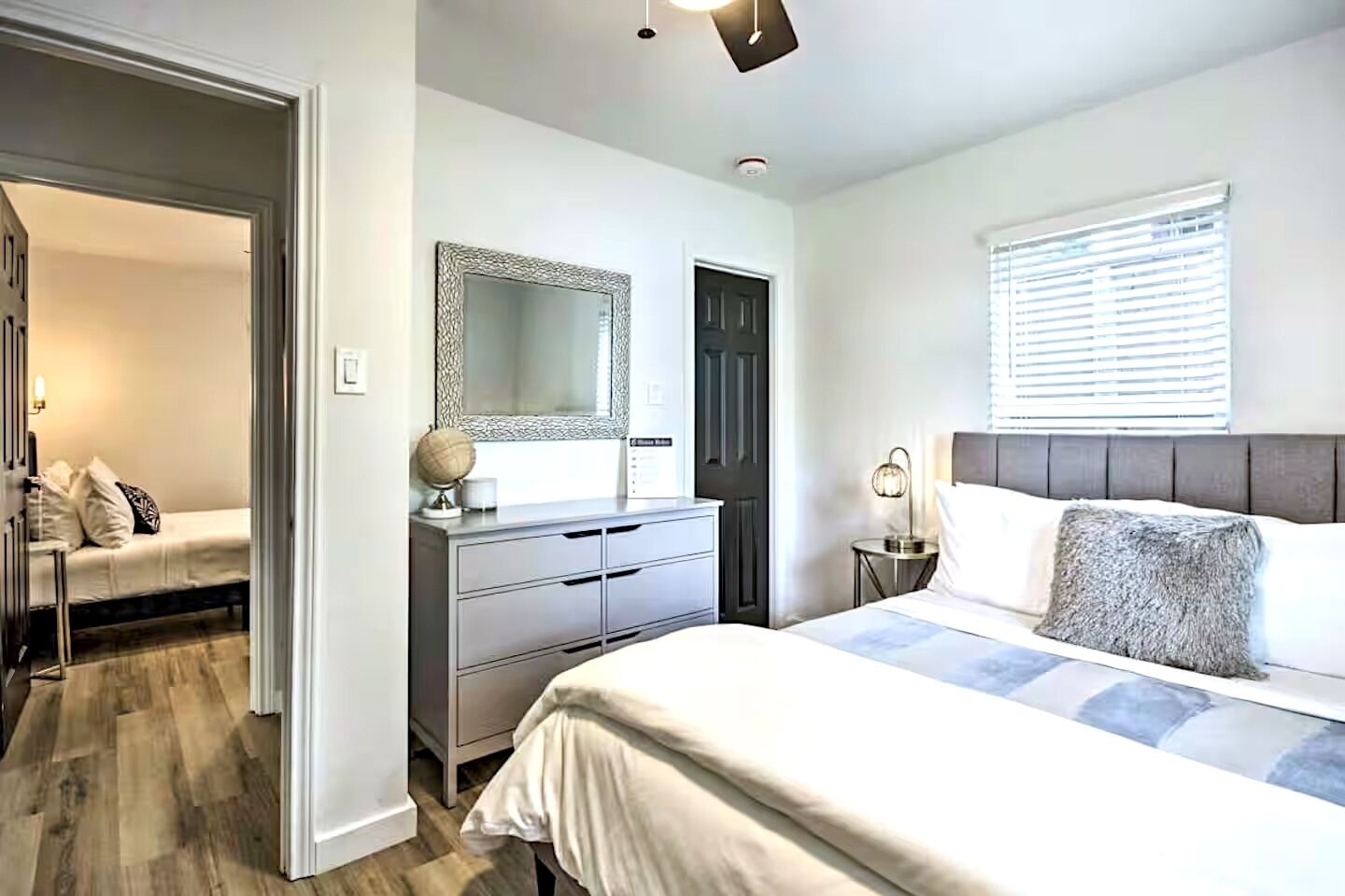 2 chambres, bureau, Wi-Fi gratuit, draps fournis