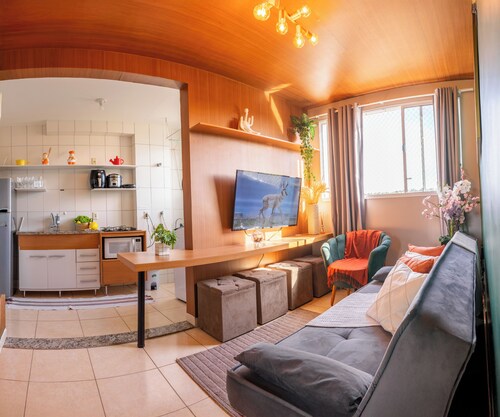 Cozy apartment in the southern part of Uberlândia, near Praia Clube.