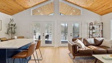 Smart TV, foosball, books