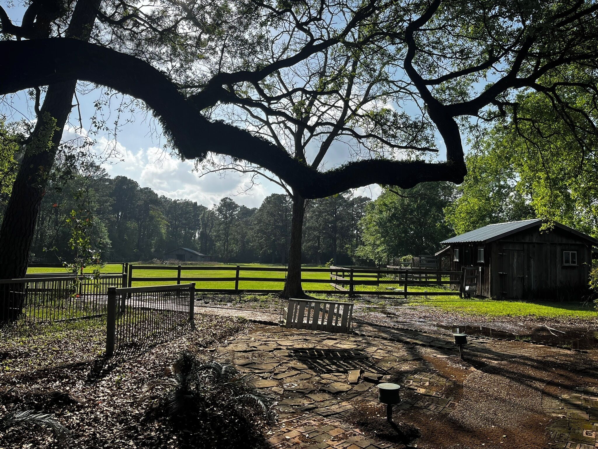 Enceinte de l’hébergement