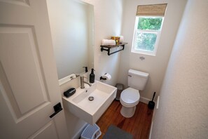 Shower, hair dryer, towels, soap - Minnesota Manor Home & Guest House-Your DeLand Getaway (DeLand)
