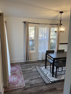 Dining - The Serene Haven, 2-bedroom Apartment w/ Fire Place (Smyrna)