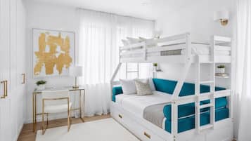2 bedrooms, iron/ironing board, travel crib, free WiFi