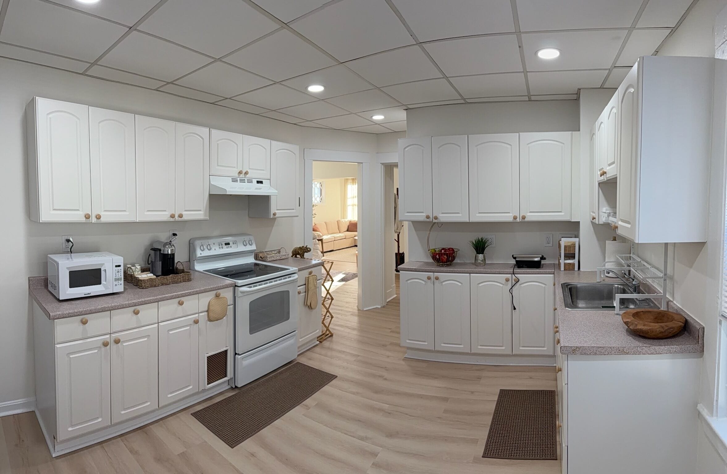 Mikrobølgeovn, ovn og kokeplater