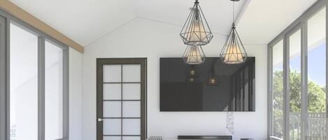 Villa, 3 Schlafzimmer, Raucher, eigener Pool | Wohnzimmer