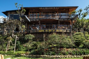 Overnatningsstedets facade