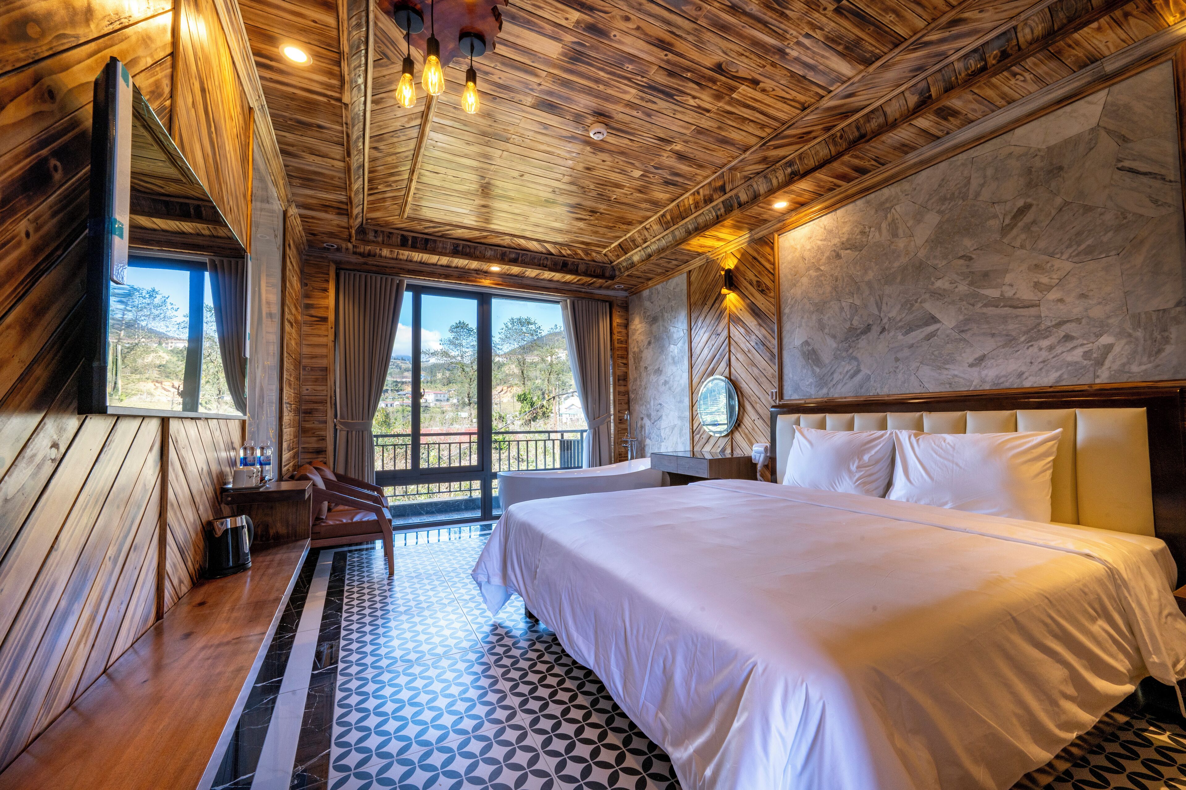 Senior-værelse - bjergudsigt | Gratis Wi-Fi, sengetøj