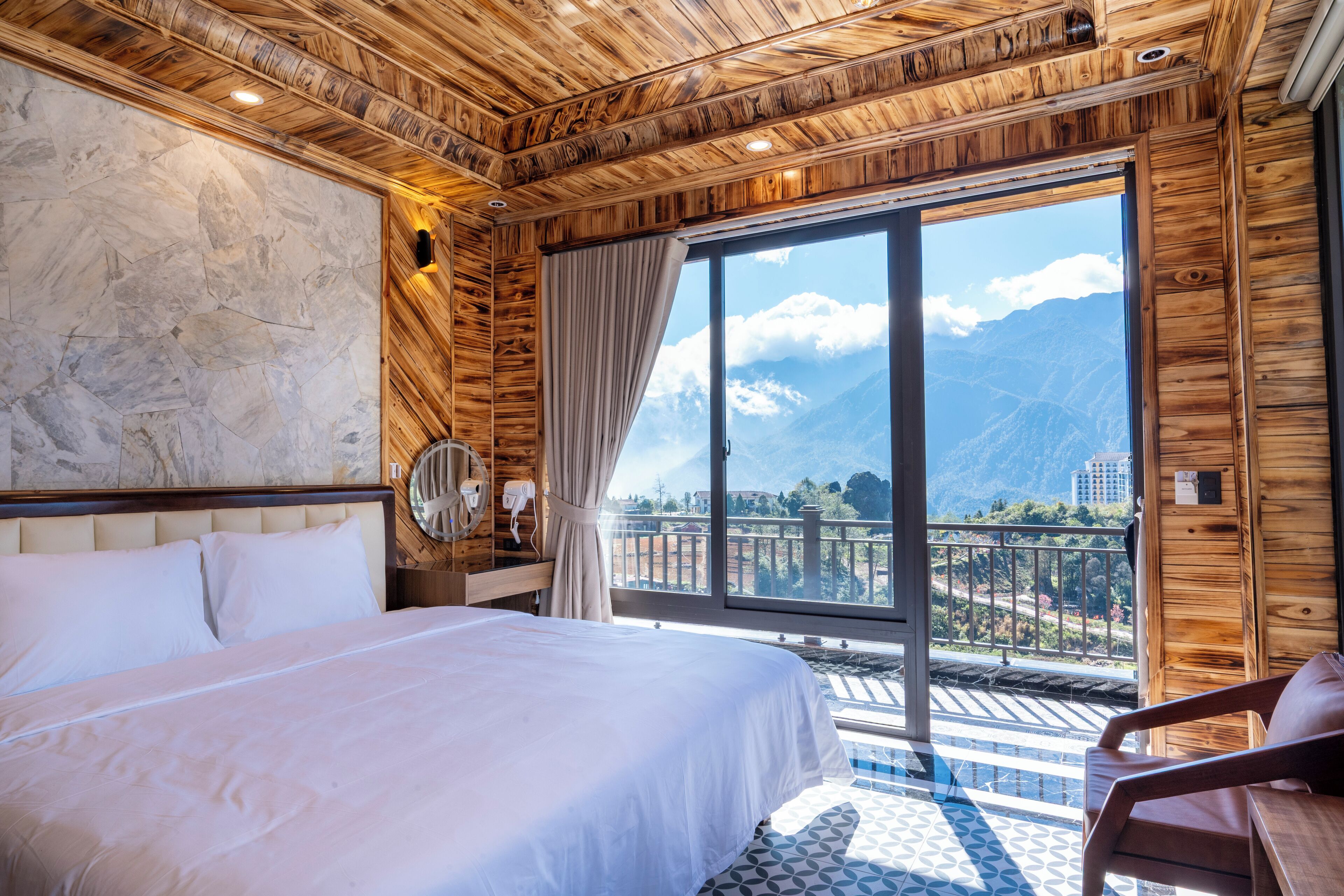 Luksus-værelse - bjergudsigt | Gratis Wi-Fi, sengetøj