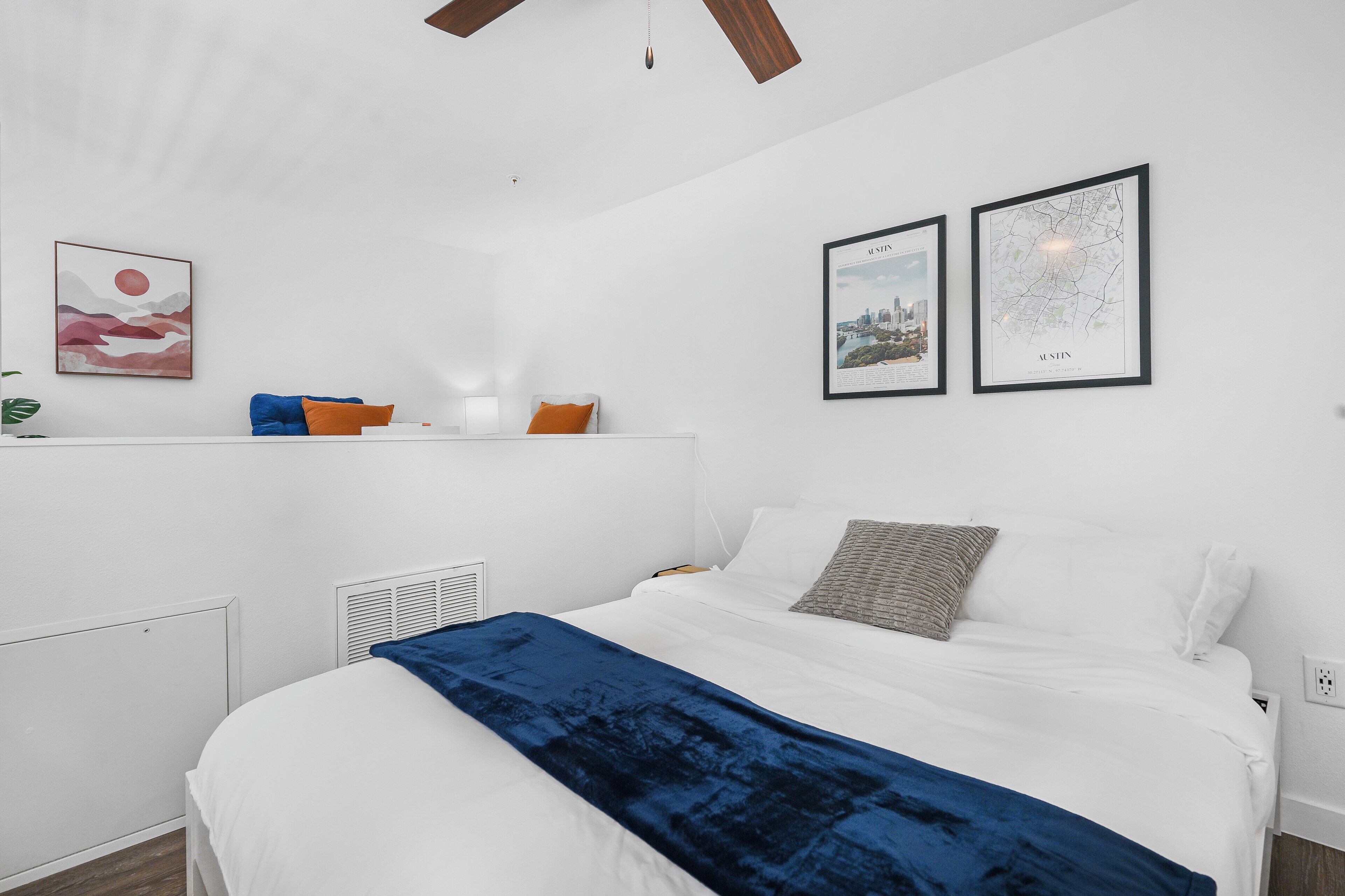 Strykjärn/strykbräda, wi-fi och sängkläder