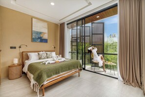 2 bedrooms, iron/ironing board, WiFi, bed sheets - Luxe Villa  2 BR Pool Bath Tub Wi-Fi 260 Mbps (badung)