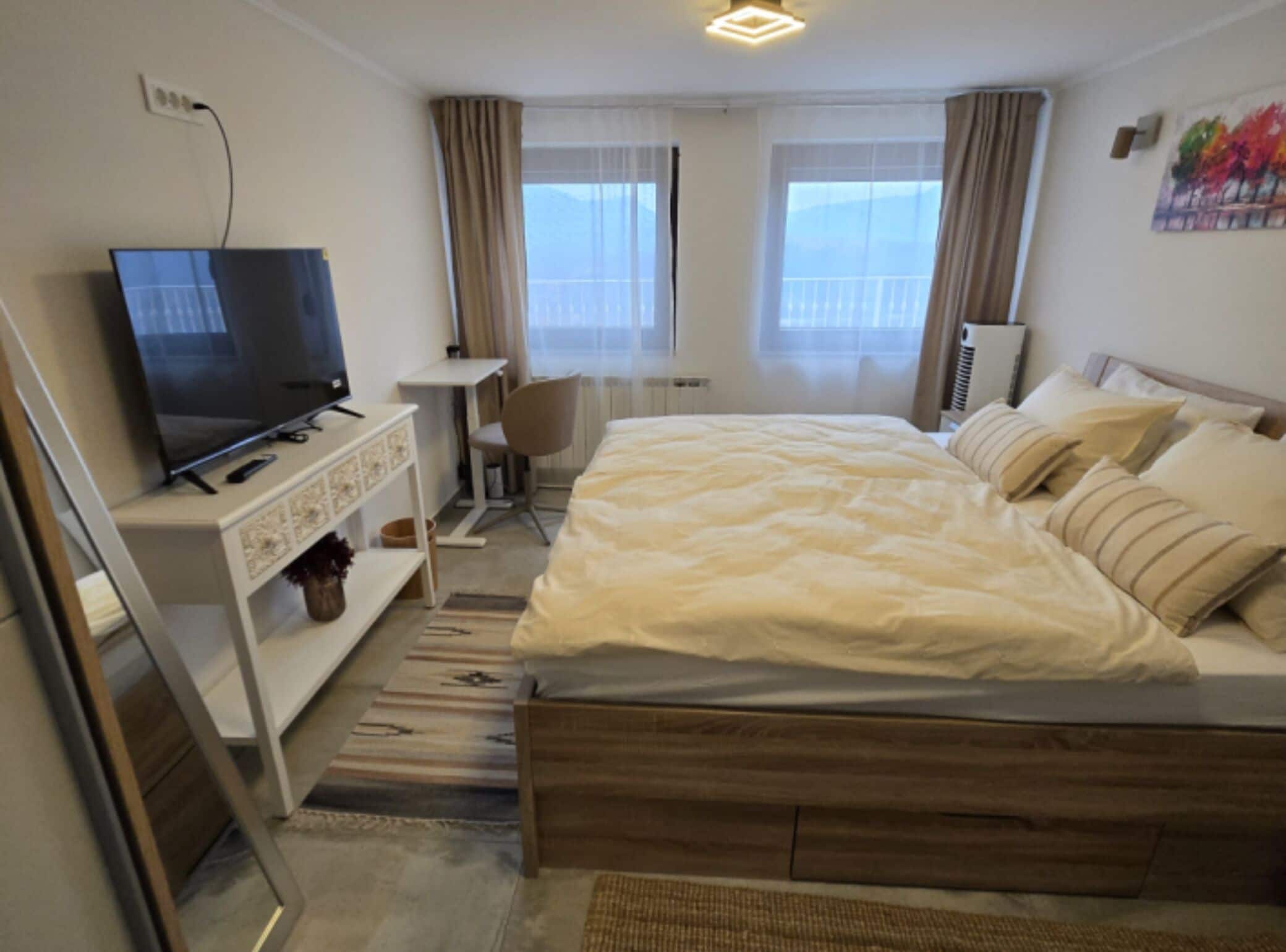 아파트 (One Bedroom apartment with Balcony an) | 3 개의 침실, 유아용 침대