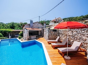 Villa (Five Bedroom Holiday Home with Swimmi) | Outdoor pool - Holiday Home Villa Rokov (Zadar)