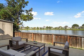 House, 3 Bedrooms, Patio, Lake View | Terrace/patio - Lakefront Retreat  WaterViews 3BR 1.5BA  (San Mateo)