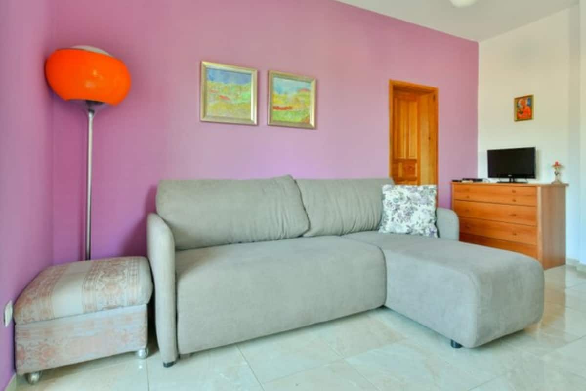 Apartment (One bedroom apartment (Šumički)) | Living room | 32-inch flat-screen TV with satellite channels