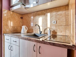Apartment (One bedroom apartment (Kamoro)) | Private kitchen | Fridge - Villa Marković 2 (Sutomore)