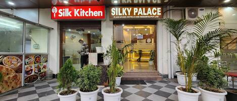 Entrada al alojamiento