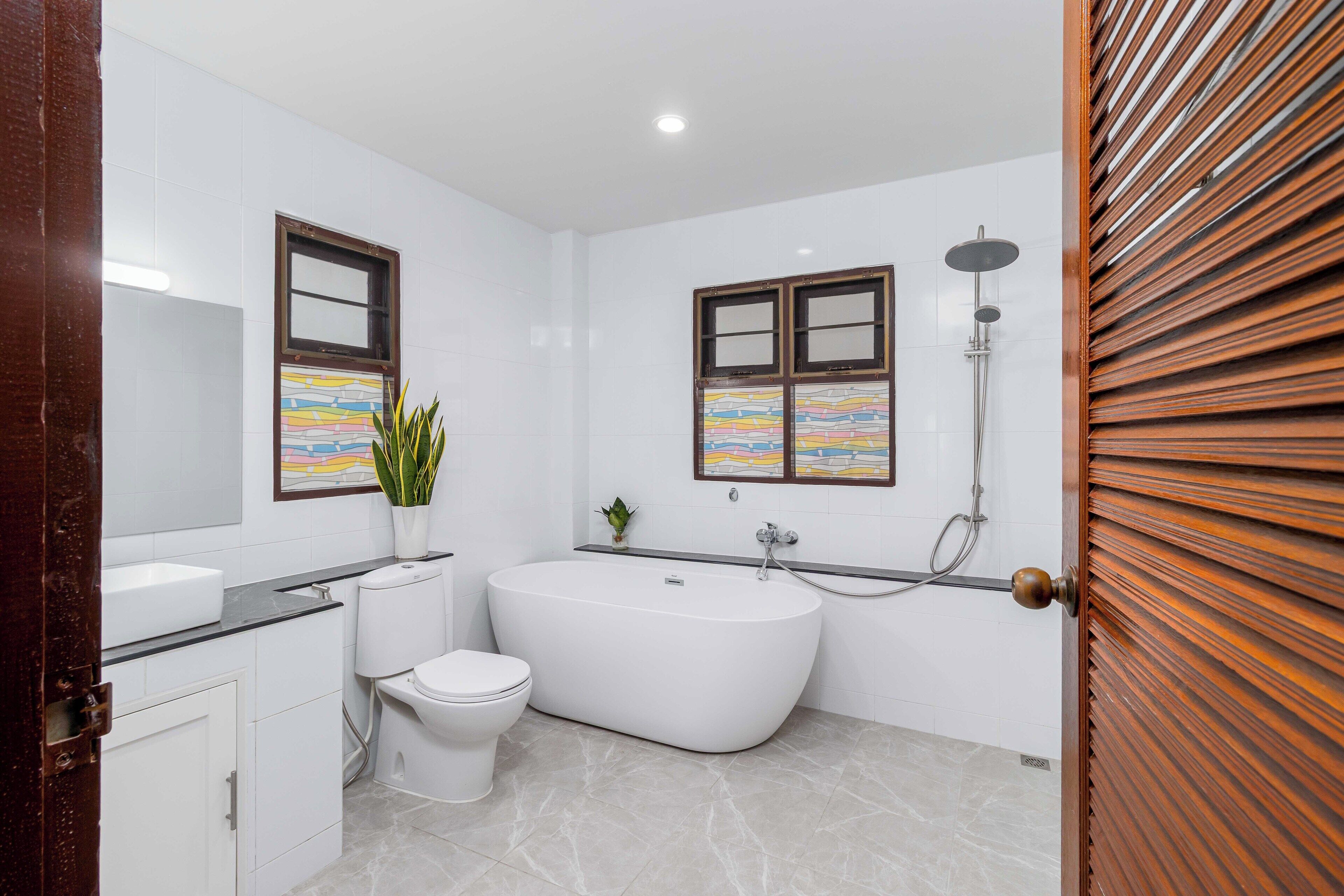 Villa, patio | Salle de bain