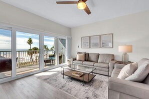 Condo, Multiple Beds (San Remo 206) | Living area - San Remo 206 (Redington Shores)