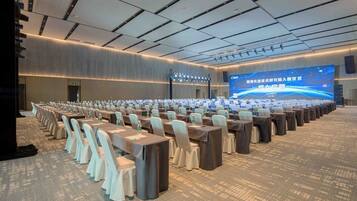 Outdoor banquet area