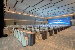 Outdoor banquet area