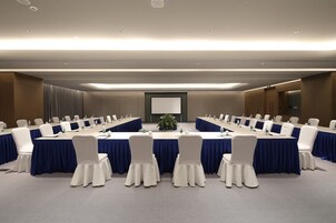 Outdoor banquet area