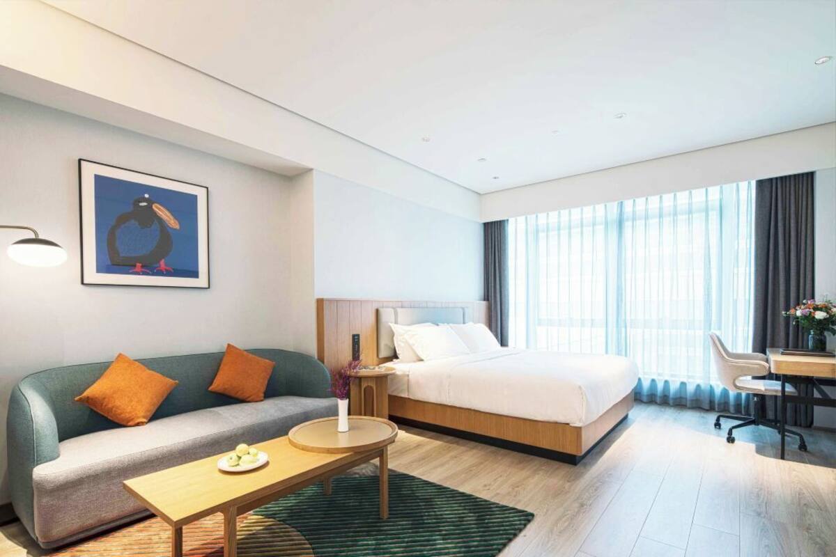 Business-Einzelzimmer, 1 Queen-Bett | Schreibtisch, kostenloses WLAN
