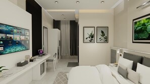 Màn/rèm cản sáng, bàn ủi/dụng cụ ủi quần áo 