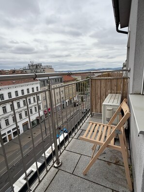 View from room - Stylish 1BR Apt Balcony AC City Center (Wien)