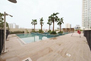 Pool - Calm & Stylish 1Bedroom in Hadley Heights JVC (Jumeirah Village Circle (JVC))