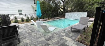 Heated Pool, Waterfall, Fire Pit, By the Beach