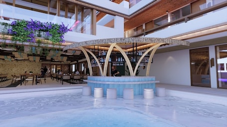 2 bares, bar en la azotea. BLive Coliving Canggu