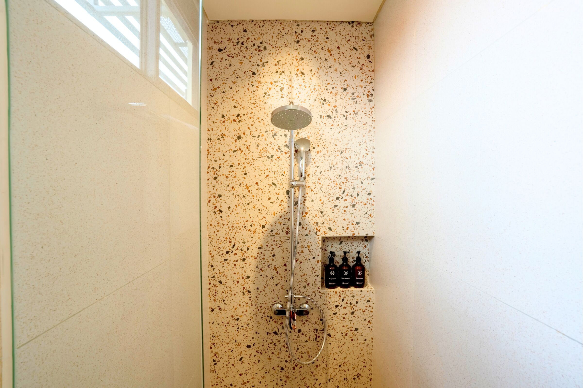 Free toiletries, hair dryer, towels, soap