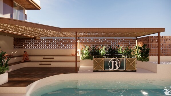 Outdoor pool - BLive Coliving Canggu (Canggu)