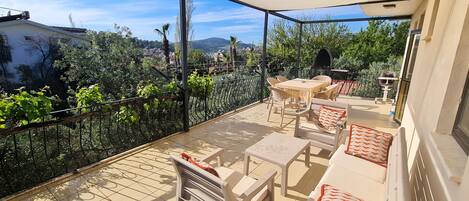 디럭스 하우스, 정원 전망 | 테라스/파티오