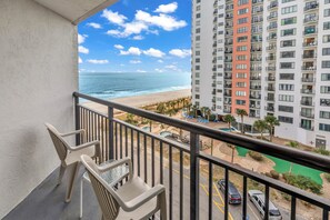 Exclusive Condo, 1 Bedroom, Balcony, Ocean View | Balcony view - Landmark Resort Condos (Myrtle Beach)
