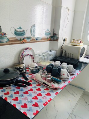 Private kitchen - Virtus home stay  (Puducherry)